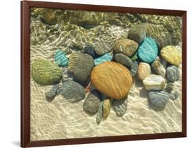 Beach Stones-Mark Goodall-Framed Art Print