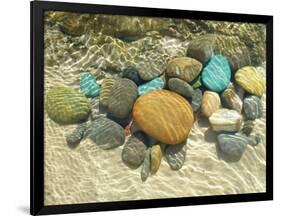 Beach Stones-Mark Goodall-Framed Art Print