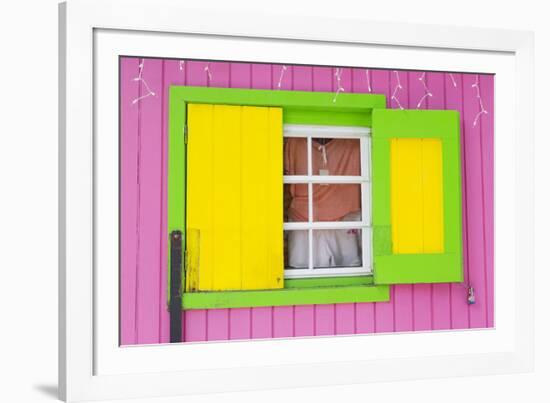 Beach Store in Cruz Bay-Richard Cummins-Framed Photographic Print