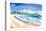 Beach Stroll at Amazing Sapphire Beach, St. Thomas USVI-M. Bleichner-Stretched Canvas