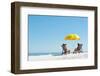 Beach Summer Umbrella-warrengoldswain-Framed Photographic Print