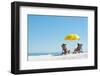 Beach Summer Umbrella-warrengoldswain-Framed Photographic Print