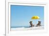 Beach Summer Umbrella-warrengoldswain-Framed Photographic Print