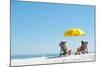 Beach Summer Umbrella-warrengoldswain-Mounted Photographic Print