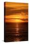 Beach Sunset-Howard Ruby-Stretched Canvas
