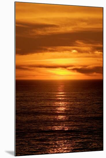 Beach Sunset-Howard Ruby-Mounted Premium Photographic Print