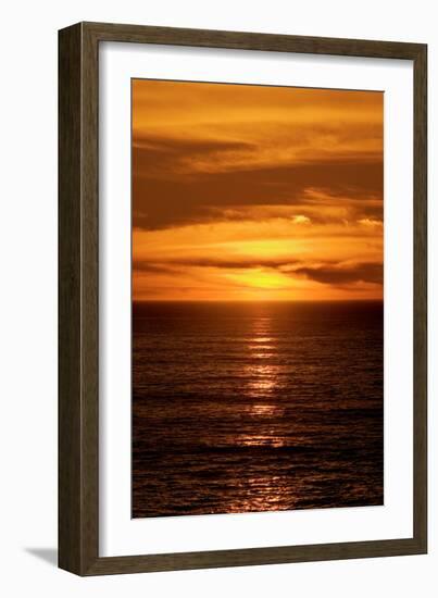 Beach Sunset-Howard Ruby-Framed Photographic Print