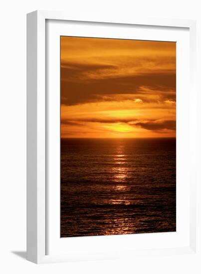 Beach Sunset-Howard Ruby-Framed Photographic Print