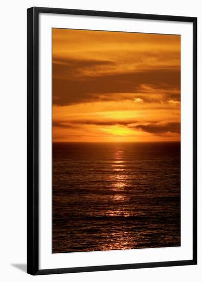 Beach Sunset-Howard Ruby-Framed Photographic Print