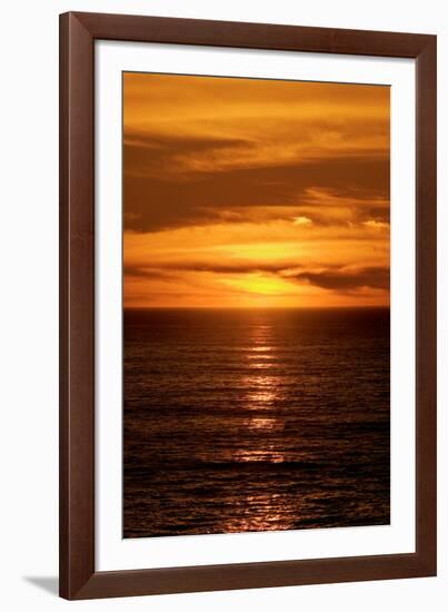 Beach Sunset-Howard Ruby-Framed Photographic Print