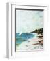 Beach Surf I-Karen Fields-Framed Art Print