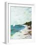 Beach Surf I-Karen Fields-Framed Art Print