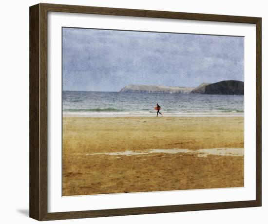 Beach Surf-Pete Kelly-Framed Giclee Print