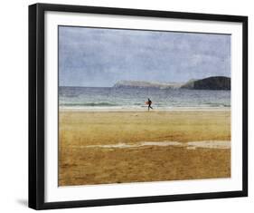 Beach Surf-Pete Kelly-Framed Giclee Print