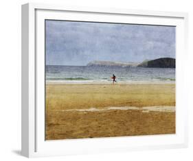 Beach Surf-Pete Kelly-Framed Giclee Print