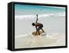 Beach Surfing at Santa Maria on the Island of Sal (Salt), Cape Verde Islands, Africa-R H Productions-Framed Stretched Canvas