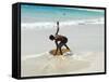 Beach Surfing at Santa Maria on the Island of Sal (Salt), Cape Verde Islands, Africa-R H Productions-Framed Stretched Canvas