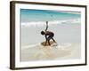 Beach Surfing at Santa Maria on the Island of Sal (Salt), Cape Verde Islands, Africa-R H Productions-Framed Photographic Print