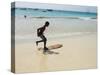 Beach Surfing at Santa Maria on the Island of Sal (Salt), Cape Verde Islands, Africa-R H Productions-Stretched Canvas