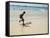 Beach Surfing at Santa Maria on the Island of Sal (Salt), Cape Verde Islands, Africa-R H Productions-Framed Stretched Canvas