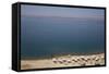 Beach Swimming Area, Crown Plaza Dead Sea Hotel, Dead Sea, Jordan, Middle East-Richard Maschmeyer-Framed Stretched Canvas