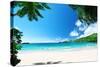 Beach Takamaka, Mahe Island, Seychelles-Iakov Kalinin-Stretched Canvas