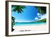 Beach Takamaka, Mahe Island, Seychelles-Iakov Kalinin-Framed Photographic Print