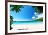 Beach Takamaka, Mahe Island, Seychelles-Iakov Kalinin-Framed Photographic Print