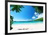 Beach Takamaka, Mahe Island, Seychelles-Iakov Kalinin-Framed Photographic Print