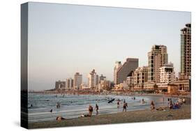 Beach, Tel Aviv, Israel, Middle East-Yadid Levy-Stretched Canvas