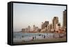 Beach, Tel Aviv, Israel, Middle East-Yadid Levy-Framed Stretched Canvas