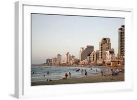 Beach, Tel Aviv, Israel, Middle East-Yadid Levy-Framed Photographic Print