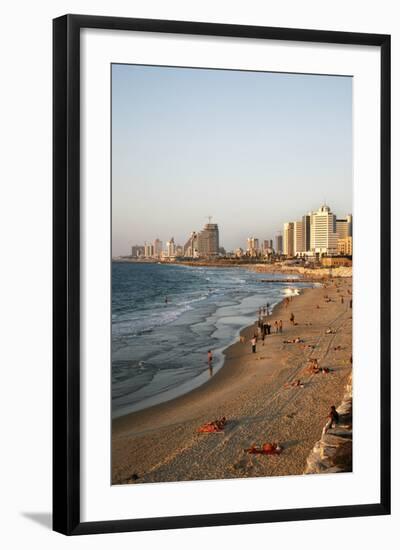 Beach, Tel Aviv, Israel, Middle East-Yadid Levy-Framed Photographic Print