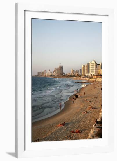 Beach, Tel Aviv, Israel, Middle East-Yadid Levy-Framed Photographic Print