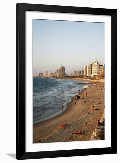 Beach, Tel Aviv, Israel, Middle East-Yadid Levy-Framed Photographic Print