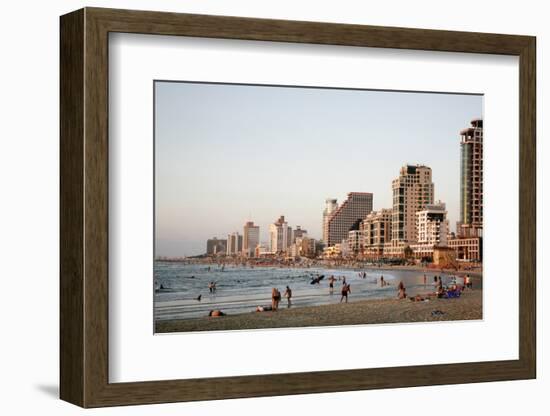 Beach, Tel Aviv, Israel, Middle East-Yadid Levy-Framed Photographic Print