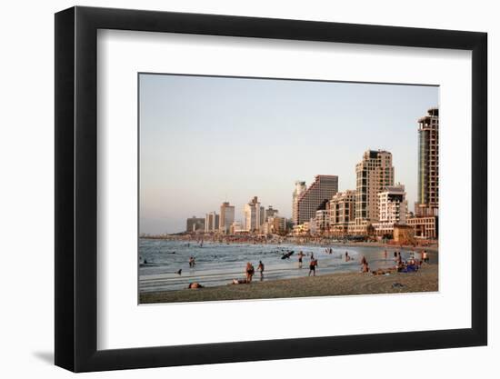 Beach, Tel Aviv, Israel, Middle East-Yadid Levy-Framed Photographic Print