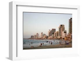 Beach, Tel Aviv, Israel, Middle East-Yadid Levy-Framed Photographic Print