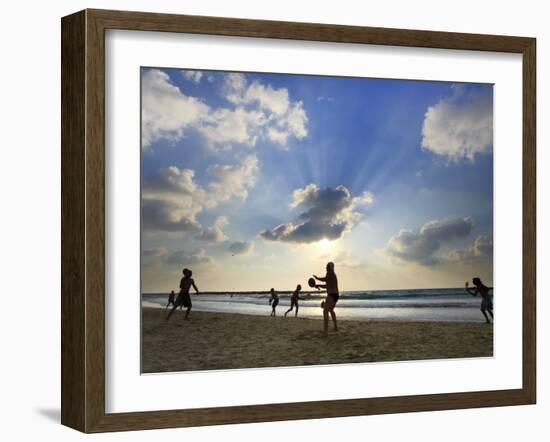 Beach, Tel Aviv, Israel-Michele Falzone-Framed Photographic Print