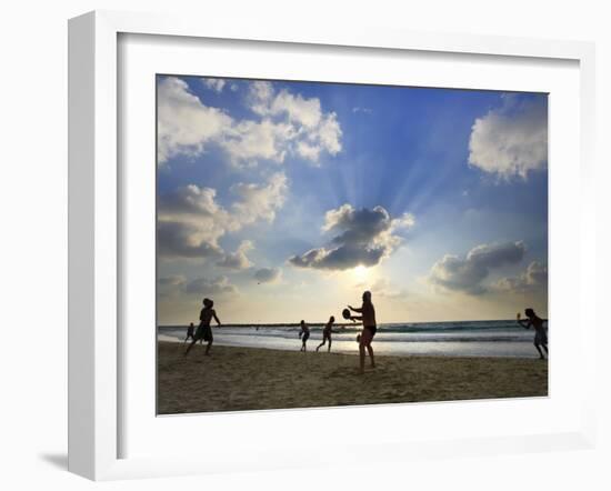 Beach, Tel Aviv, Israel-Michele Falzone-Framed Photographic Print