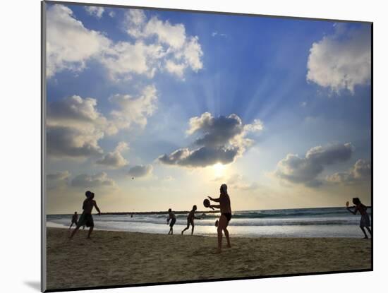 Beach, Tel Aviv, Israel-Michele Falzone-Mounted Photographic Print