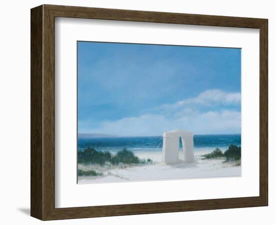 Beach Tent, 2012-Lincoln Seligman-Framed Giclee Print