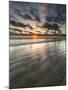 Beach Textures at Sunset in Carlsbad, Ca-Andrew Shoemaker-Mounted Premium Photographic Print