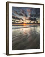 Beach Textures at Sunset in Carlsbad, Ca-Andrew Shoemaker-Framed Photographic Print