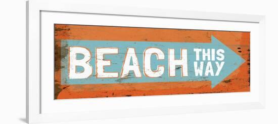 Beach This Way-Elizabeth Medley-Framed Art Print