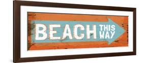 Beach This Way-Elizabeth Medley-Framed Art Print