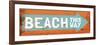 Beach This Way-Elizabeth Medley-Framed Art Print