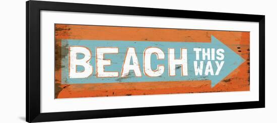 Beach This Way-Elizabeth Medley-Framed Art Print