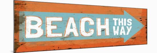 Beach This Way-Elizabeth Medley-Mounted Art Print