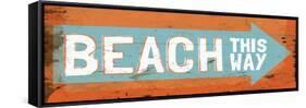 Beach This Way-Elizabeth Medley-Framed Stretched Canvas